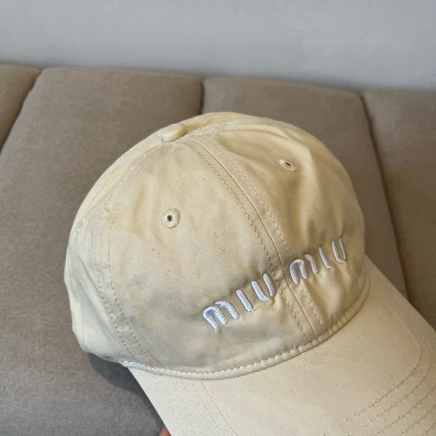  谬谬miumiu 原单春夏新款棒球帽，正品开模订制，原版做工细致质量超赞！