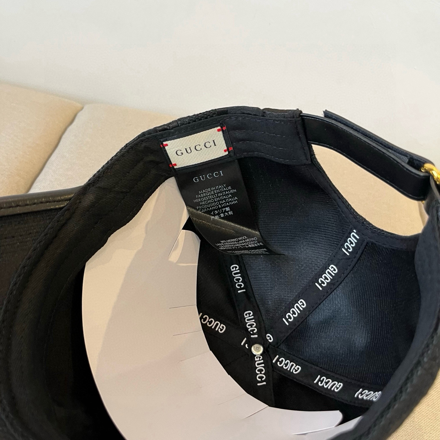  古奇棒球帽♥️GUCCI🧢官网新品，棒球帽，原单品质火爆来袭 。🎩 工艺非常精美 高档大气上档次！低调