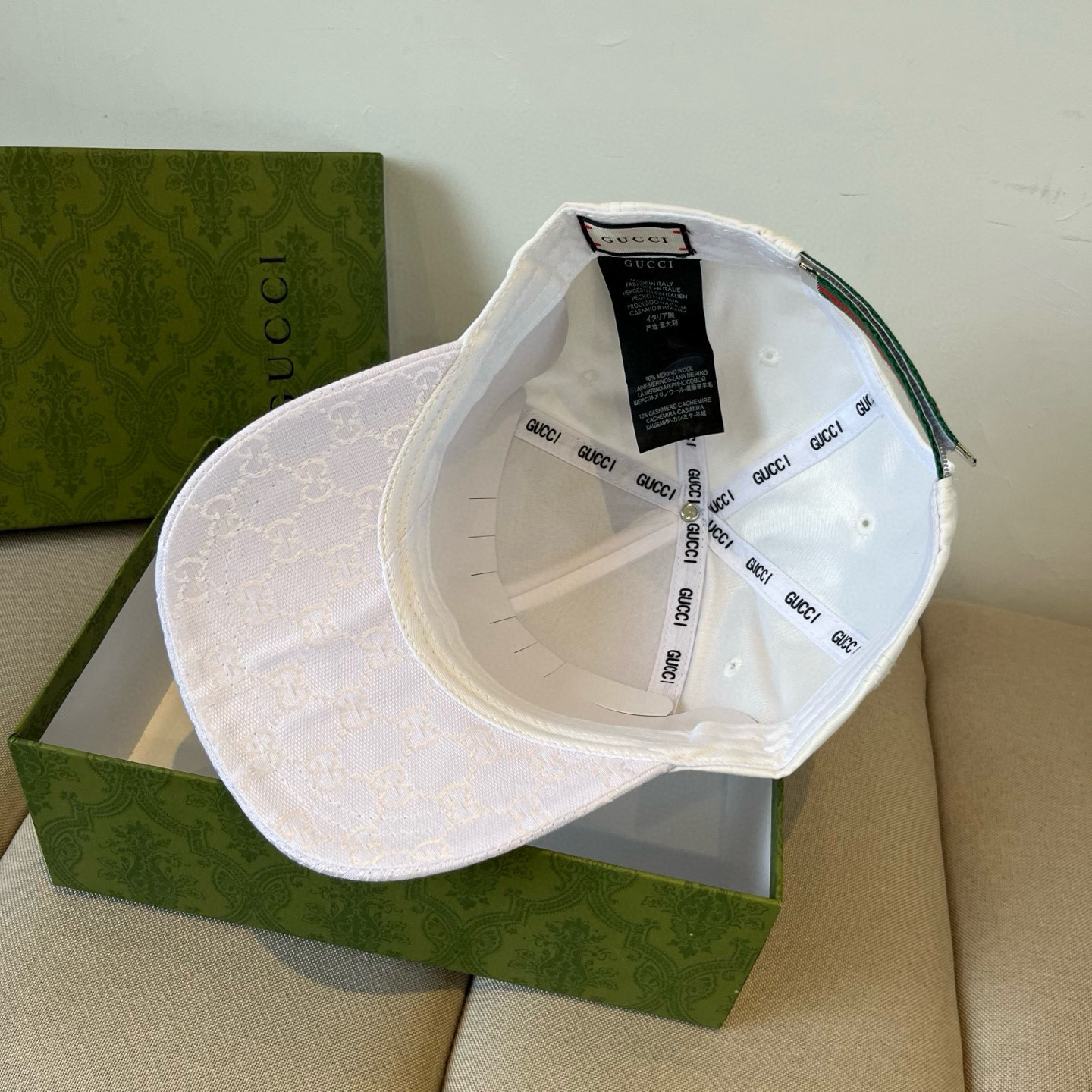  古奇棒球帽♥️GUCCI🧢官网新品，棒球帽，原单品质火爆来袭 。🎩 工艺非常精美 高档大气上档次！低调