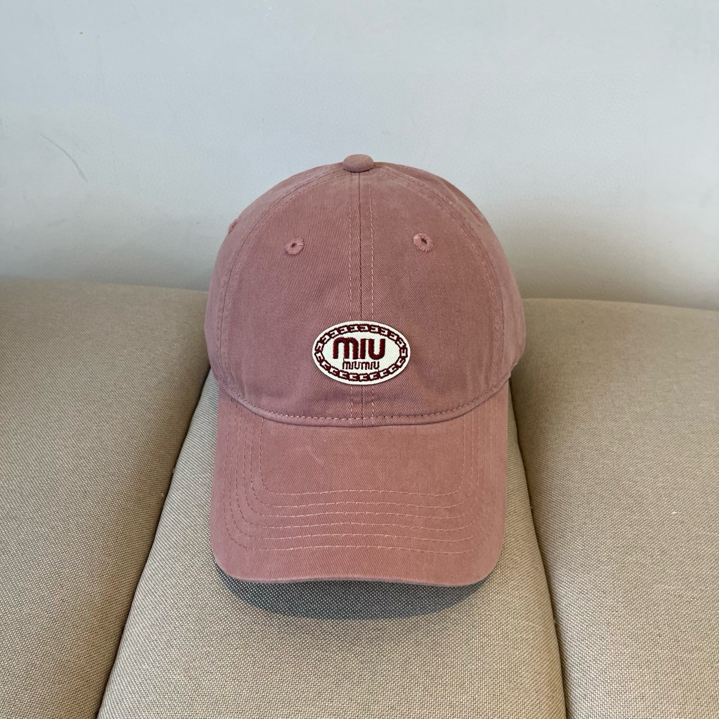  谬谬miumiu 原单春夏新款棒球帽，正品开模订制，原版做工细致质量超赞！