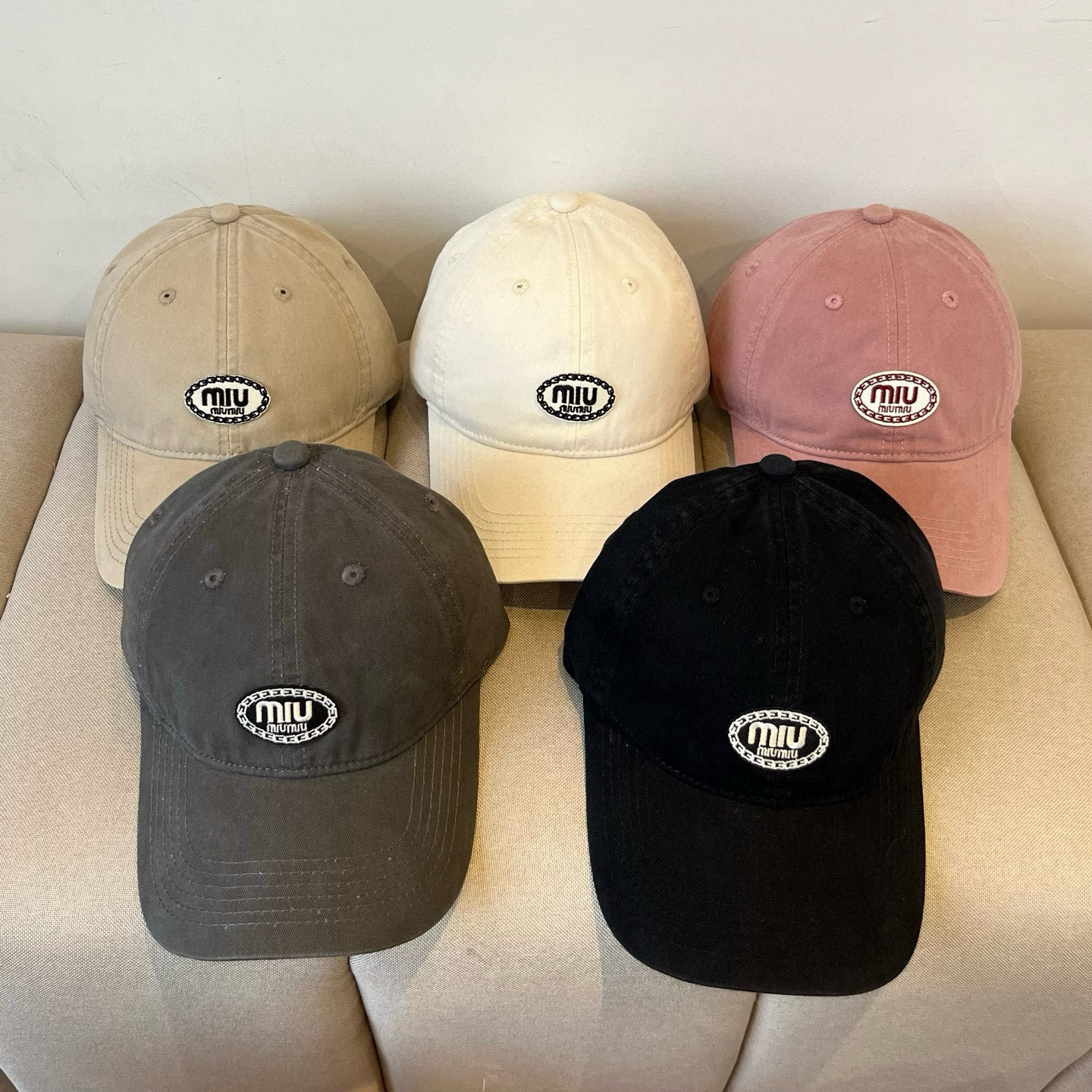 谬谬miumiu 原单春夏新款棒球帽，正品开模订制，原版做工细致质量超赞！
