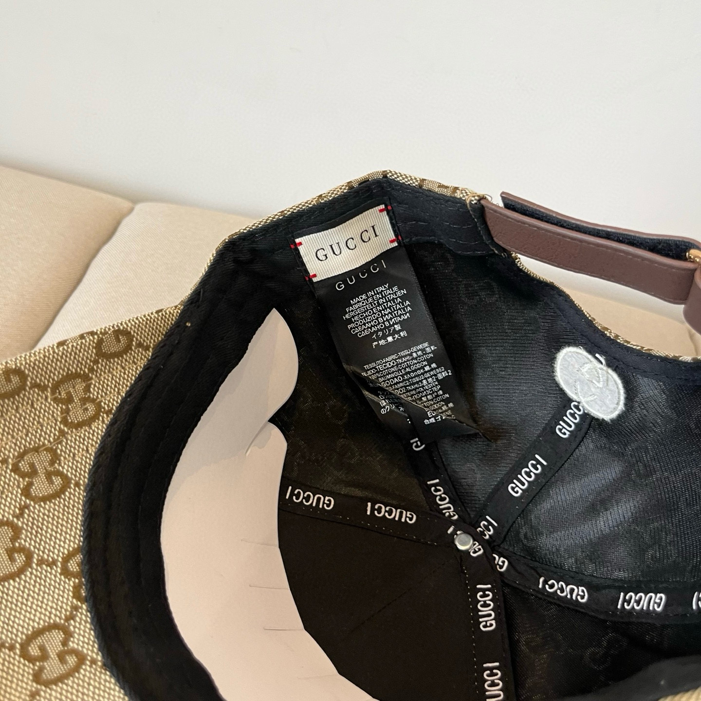  古奇棒球帽♥️GUCCI🧢官网新品，棒球帽，原单品质火爆来袭 。🎩 工艺非常精美 高档大气上档次！低调