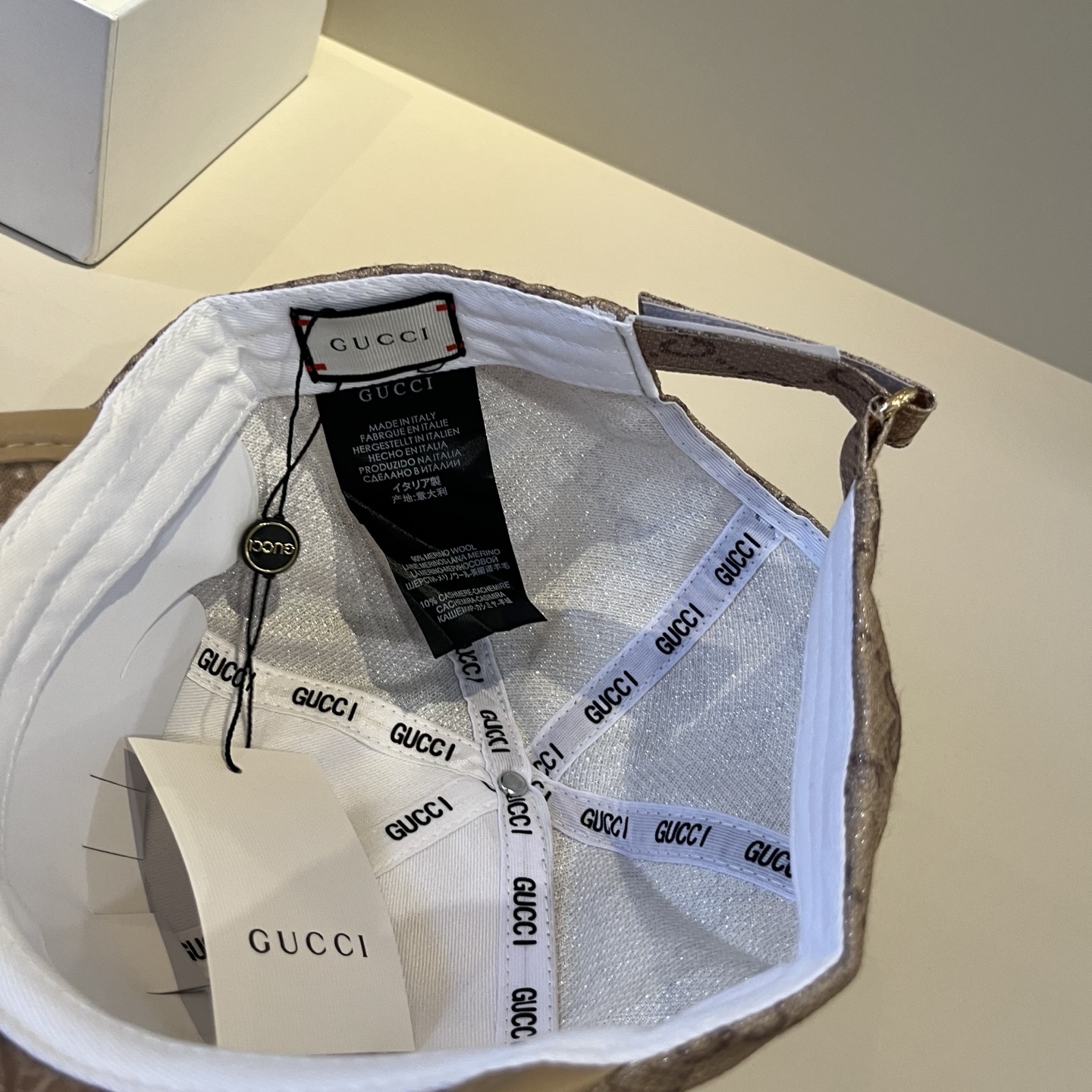  古奇棒球帽♥️GUCCI🧢官网新品，棒球帽，原单品质火爆来袭 。🎩 工艺非常精美 高档大气上档次！低调