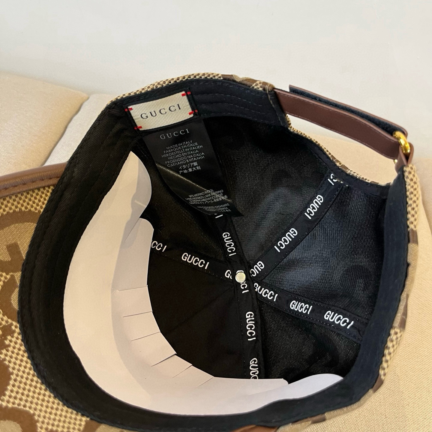  古奇棒球帽♥️GUCCI🧢官网新品，棒球帽，原单品质火爆来袭 。🎩 工艺非常精美 高档大气上档次！低调