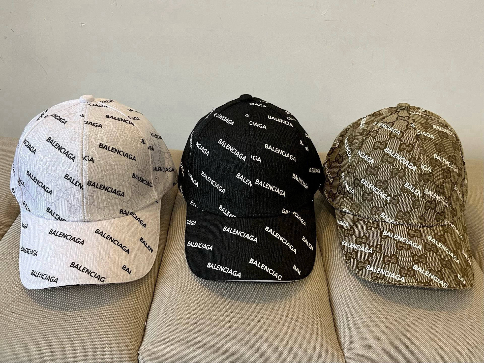  BALENCIAGA巴黎世家新款logo棒球帽，很酷的色系，男女佩戴都有不同style，第一批抢先出货