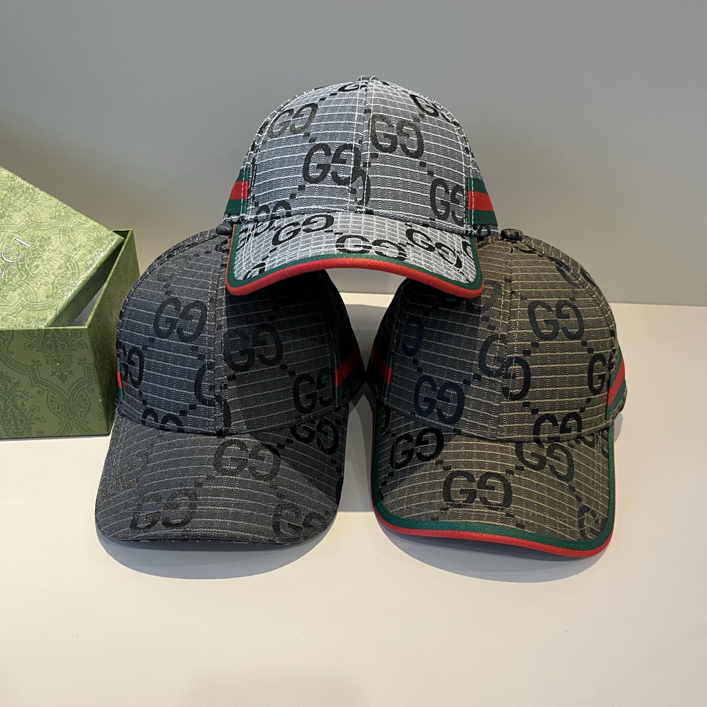  古奇棒球帽♥️GUCCI🧢官网新品，棒球帽，原单品质火爆来袭 。🎩 工艺非常精美 高档大气上档次！低调