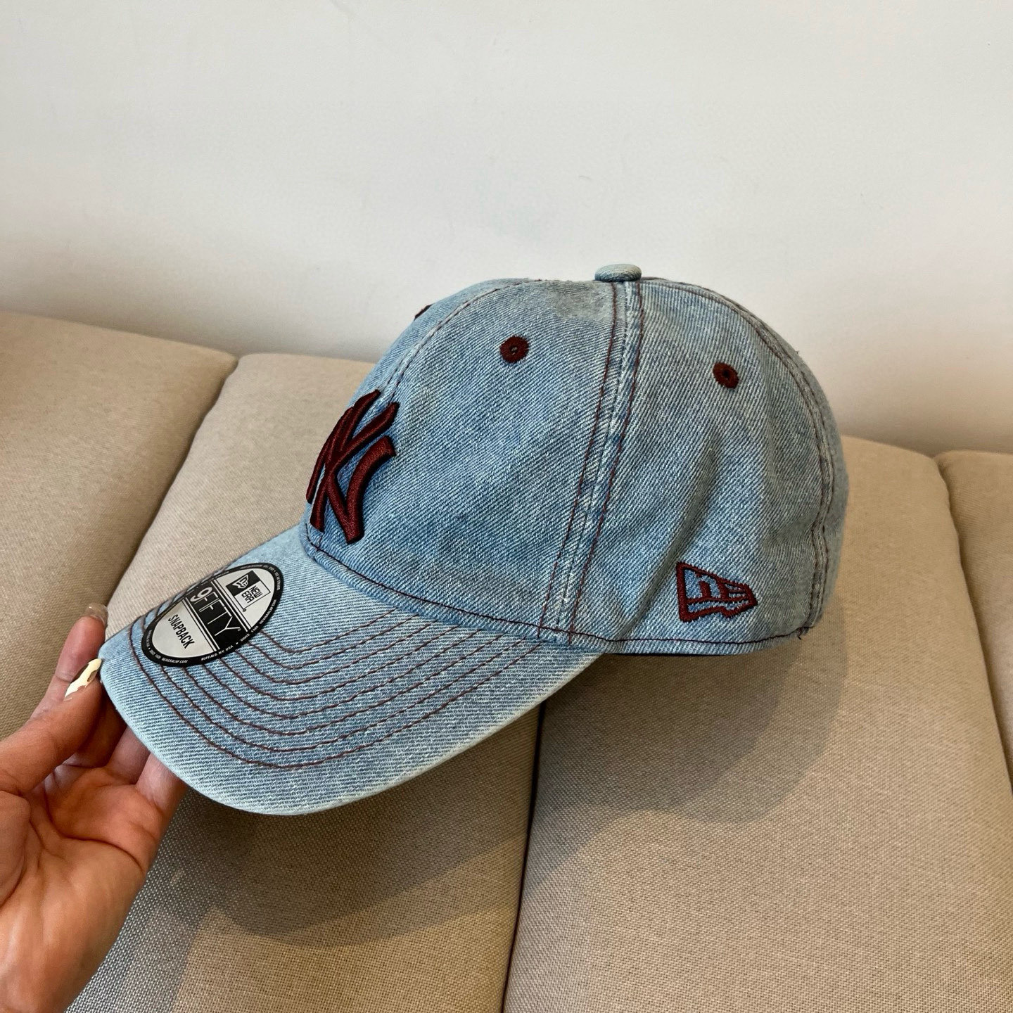  新品ꫛꫀꪝ ❥——❤专柜品质，细节就是完美
MLB拼接新款 官网步上新Ny🧢，代购版本 质量看细节好！