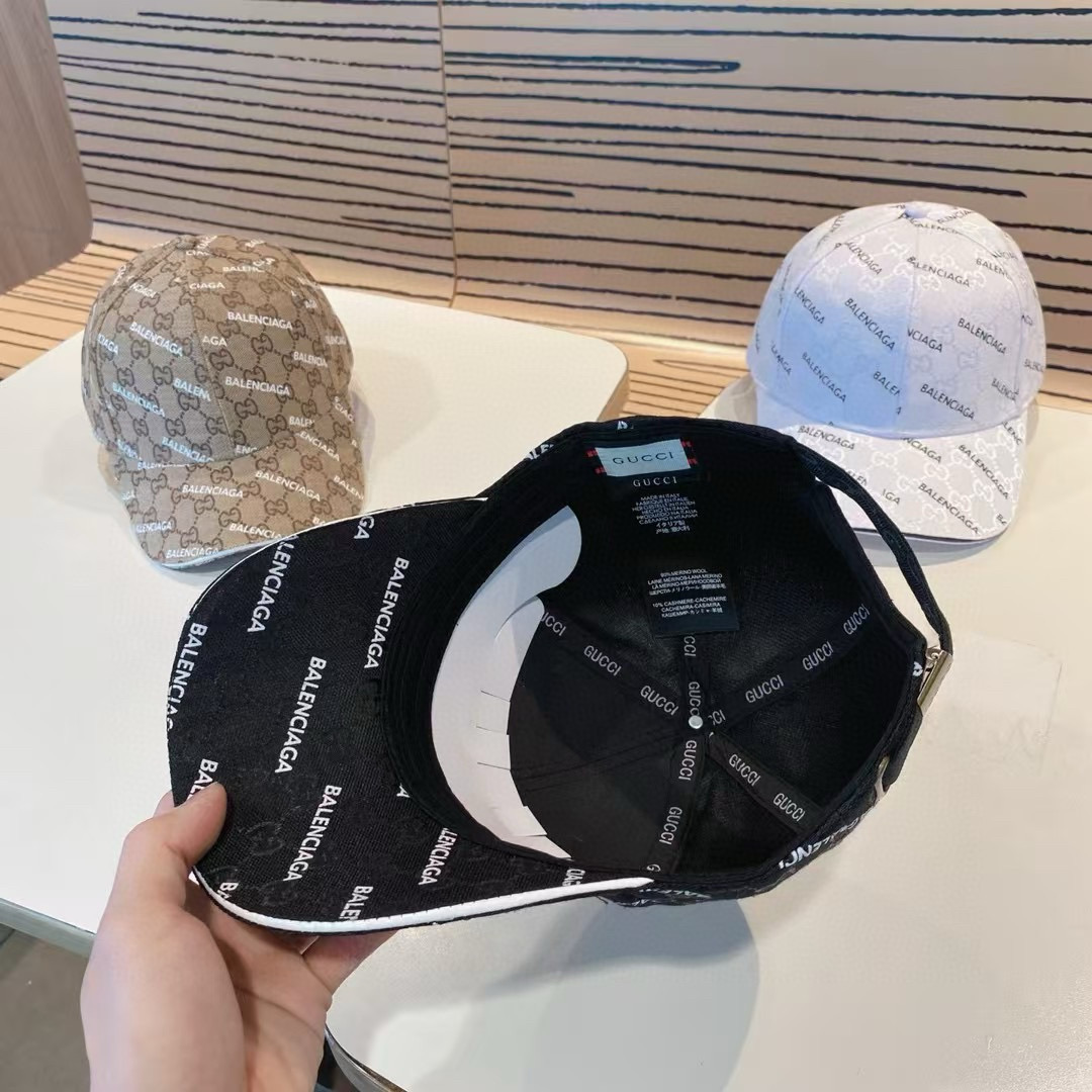  BALENCIAGA巴黎世家新款logo棒球帽，很酷的色系，男女佩戴都有不同style，第一批抢先出货