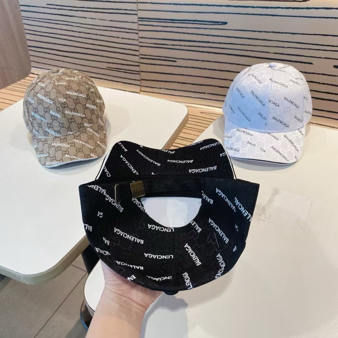  BALENCIAGA巴黎世家新款logo棒球帽，很酷的色系，男女佩戴都有不同style，第一批抢先出货