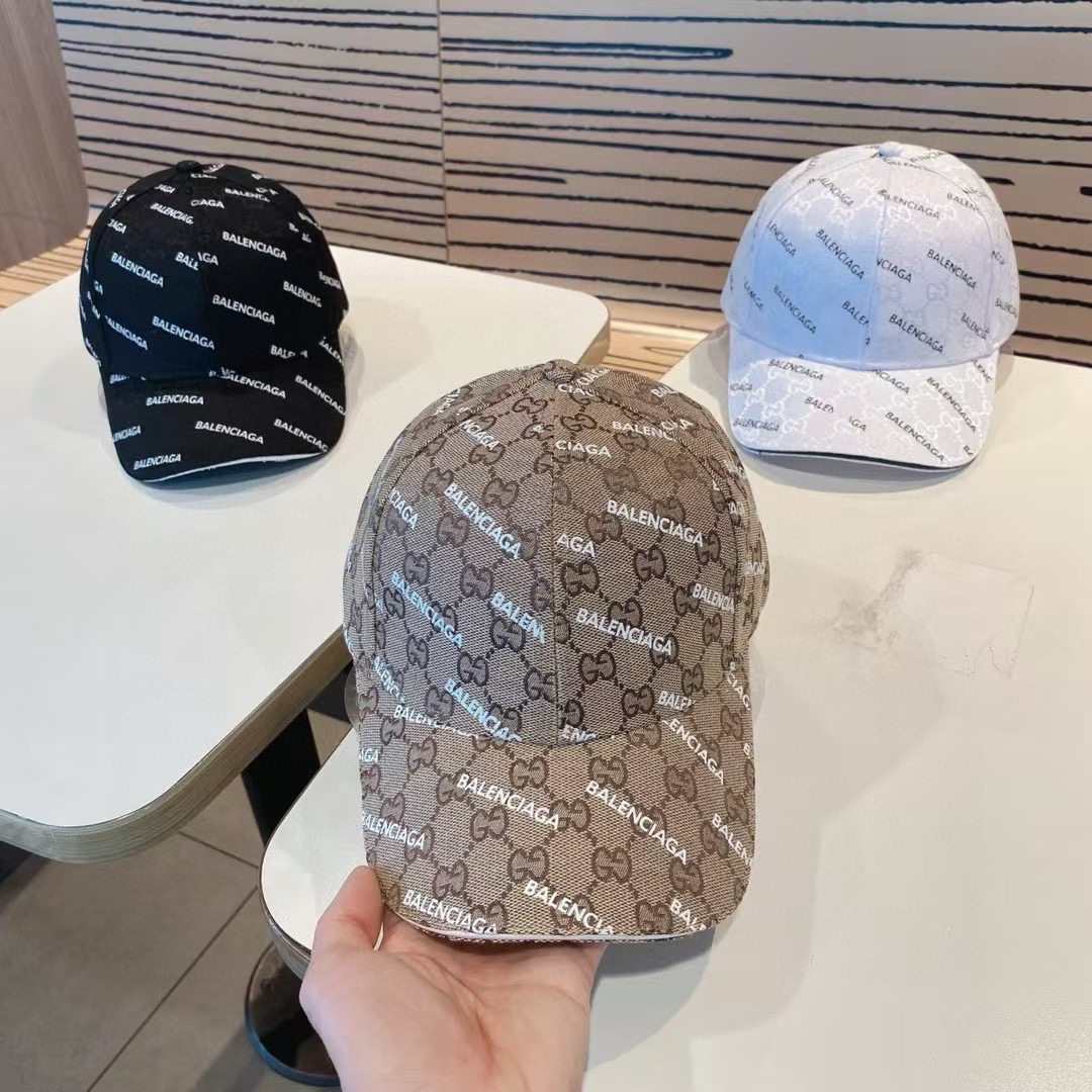  BALENCIAGA巴黎世家新款logo棒球帽，很酷的色系，男女佩戴都有不同style，第一批抢先出货