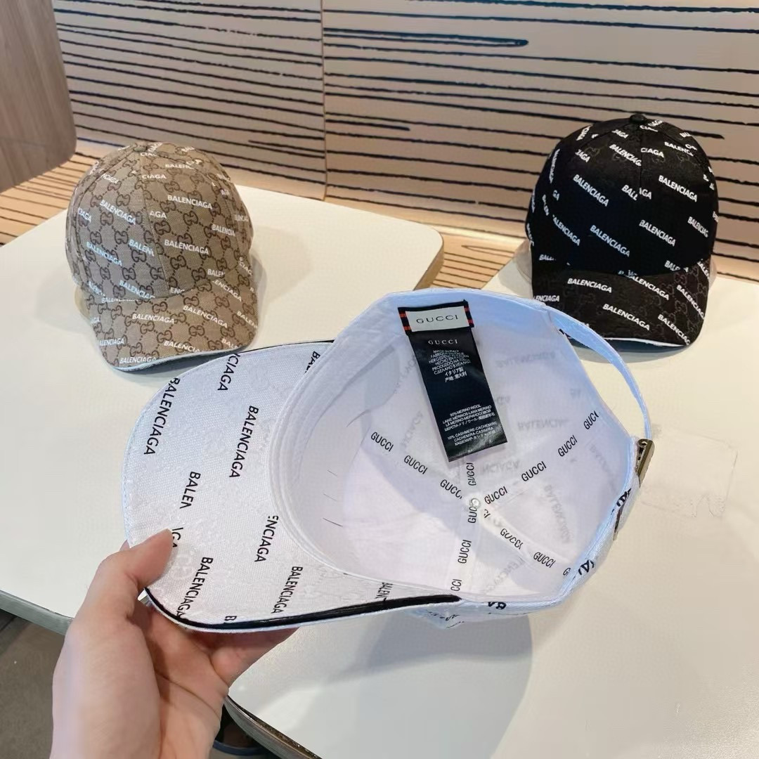  BALENCIAGA巴黎世家新款logo棒球帽，很酷的色系，男女佩戴都有不同style，第一批抢先出货