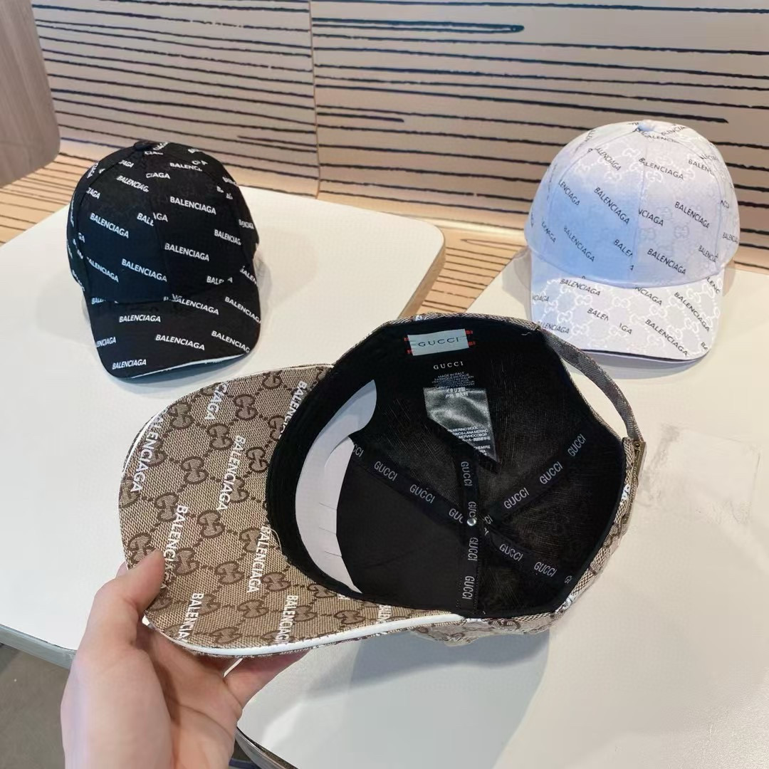  BALENCIAGA巴黎世家新款logo棒球帽，很酷的色系，男女佩戴都有不同style，第一批抢先出货