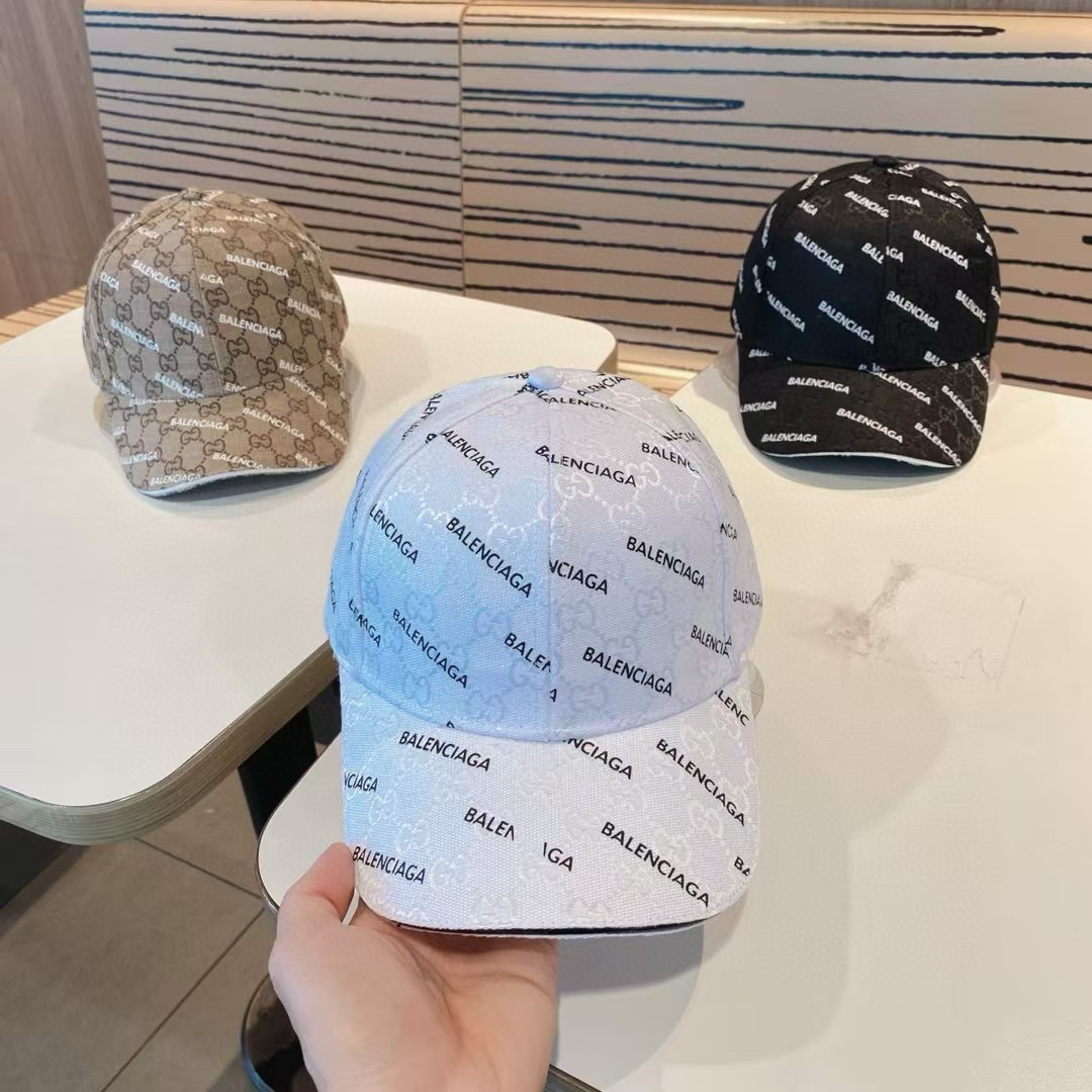  BALENCIAGA巴黎世家新款logo棒球帽，很酷的色系，男女佩戴都有不同style，第一批抢先出货