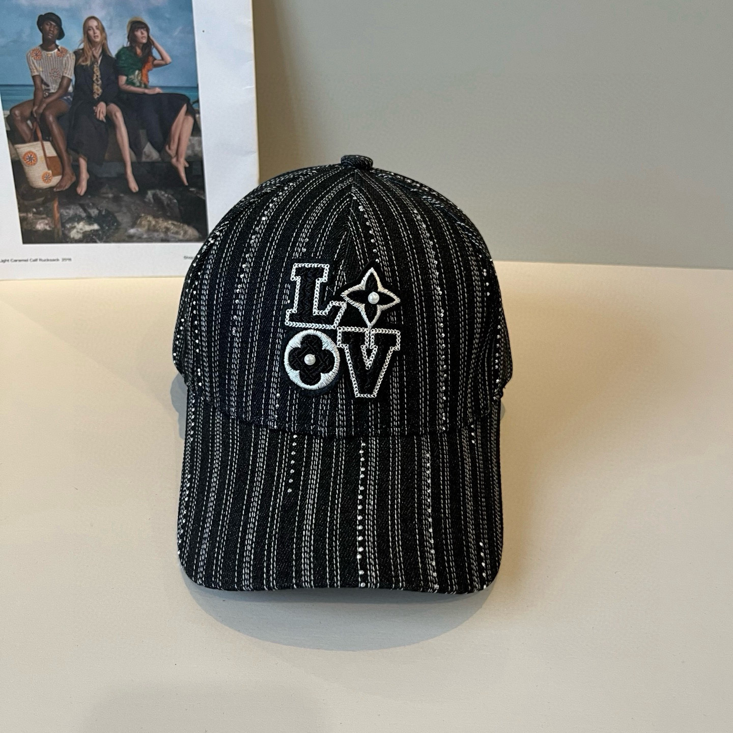 🧢路易威登棒球帽 LouisVuitton😍新款LV棒球帽，重工打造♥️高端大气，百搭款🤗男女通用！跑量