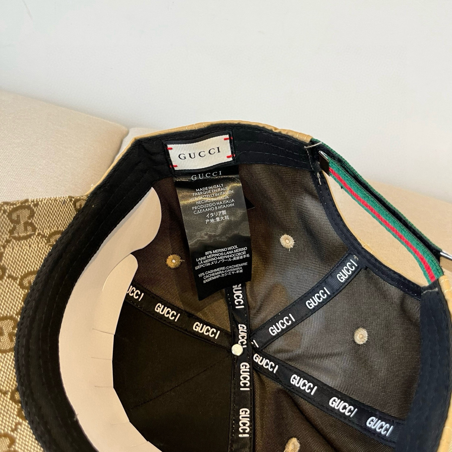  古奇棒球帽♥️GUCCI🧢官网新品，棒球帽，原单品质火爆来袭 。🎩 工艺非常精美 高档大气上档次！低调