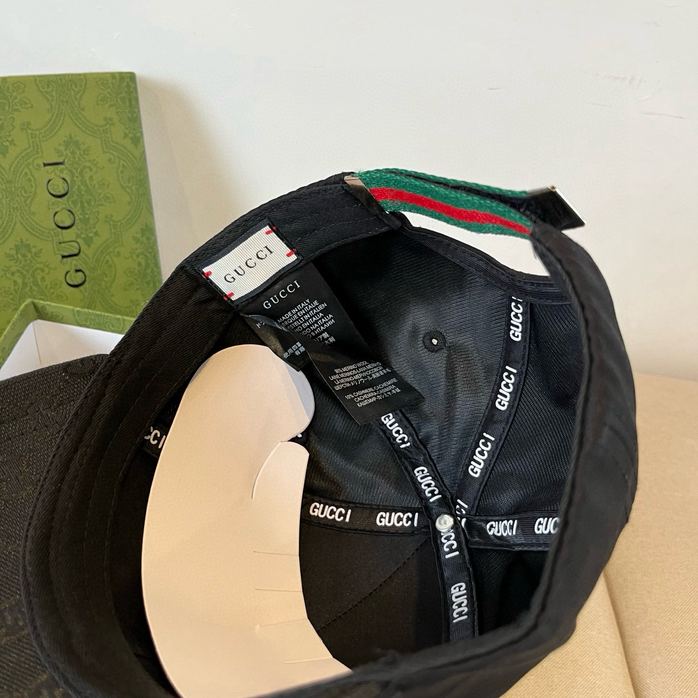  古奇棒球帽♥️GUCCI🧢官网新品，棒球帽，原单品质火爆来袭 。🎩 工艺非常精美 高档大气上档次！低调