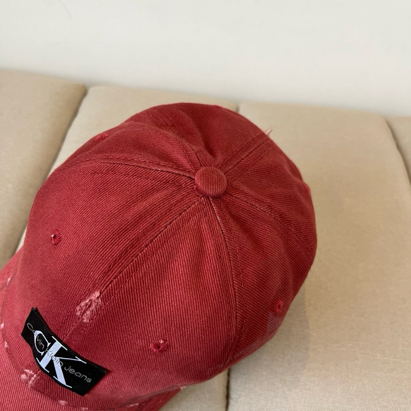  Calvin Klein，CKlogo棒球帽 请认准高端品质市场唯一对版，小红书推荐，时尚百搭，众多明