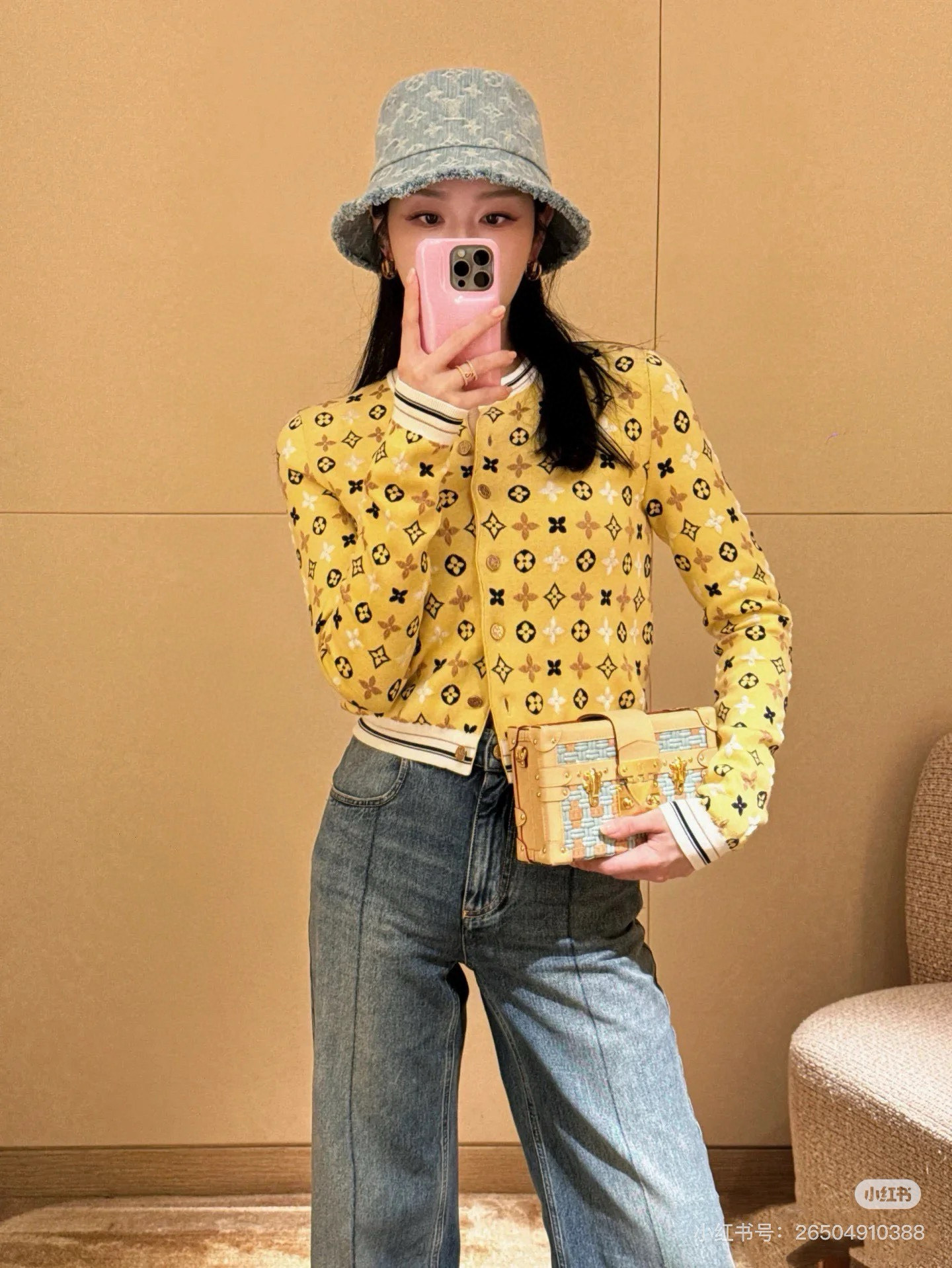  路易威登棒球帽 LouisVuitton😍新款LV渔夫帽，重工打造♥️高端大气，百搭款🤗男女通用！跑量