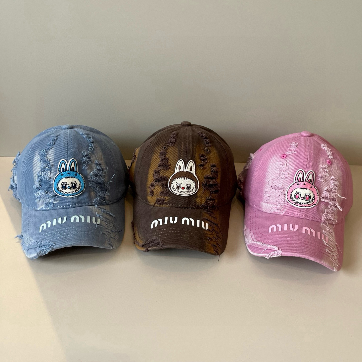 谬谬miumiu 原单春夏新款棒球帽，正品开模订制，原版做工细致质量超赞！