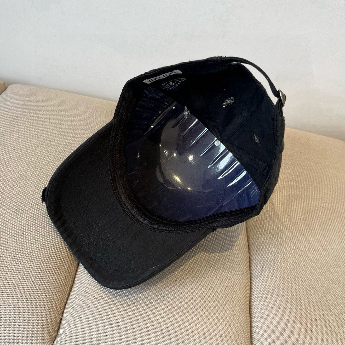 谬谬miumiu 原单春夏新款棒球帽，正品开模订制，原版做工细致质量超赞！