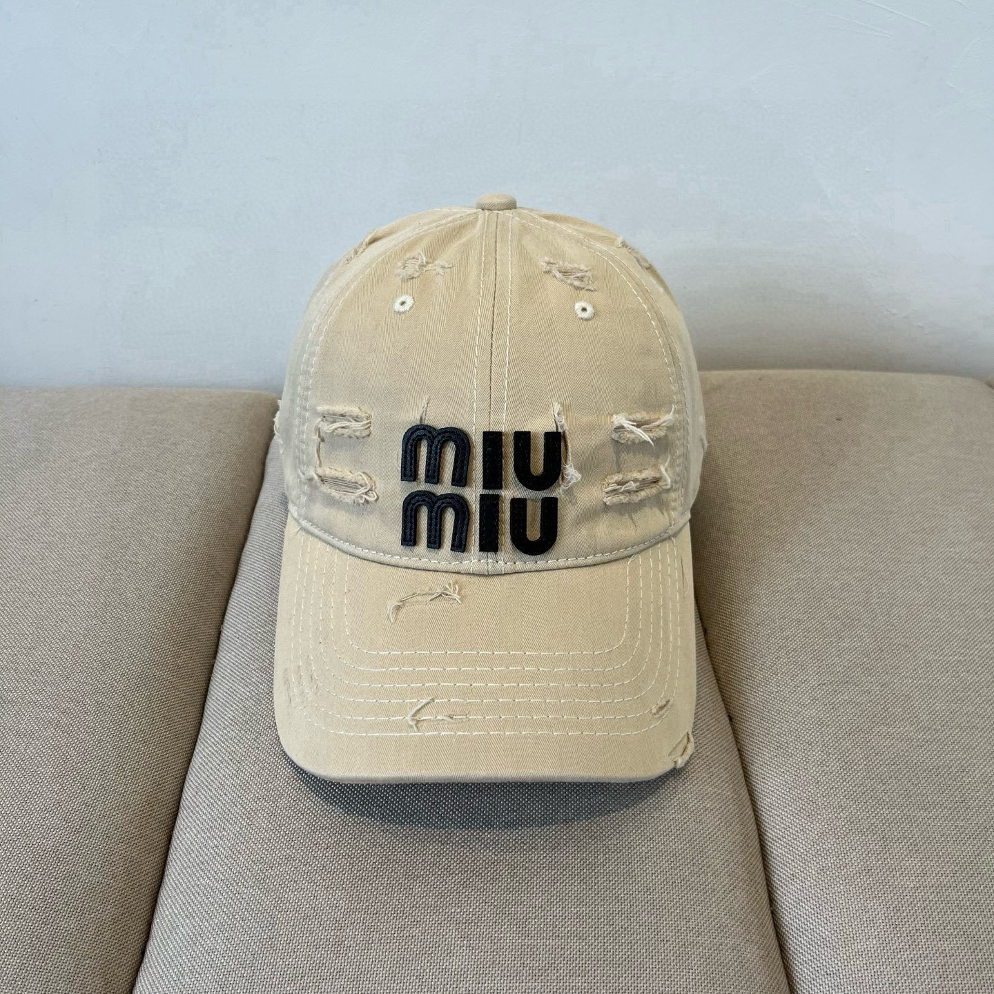 谬谬miumiu 原单春夏新款棒球帽，正品开模订制，原版做工细致质量超赞！