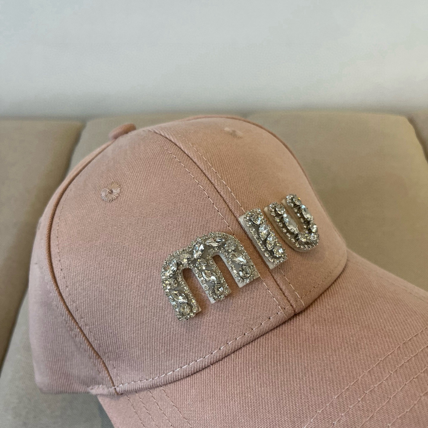 谬谬miumiu 原单春夏新款棒球帽，正品开模订制，原版做工细致质量超赞！