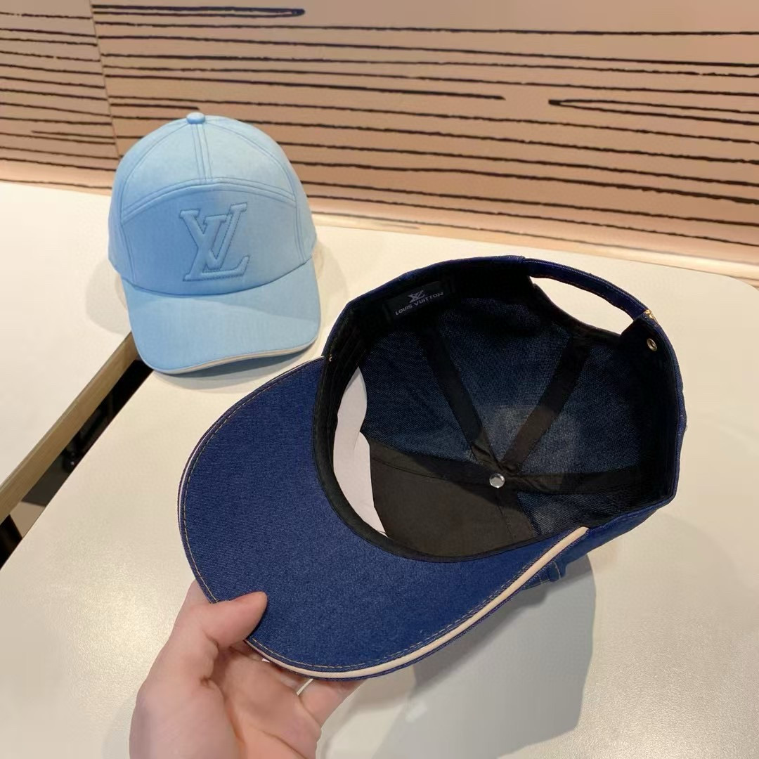 🧢路易威登棒球帽 LouisVuitton😍新款LV棒球帽，重工打造♥️高端大气，百搭款🤗男女通用！跑量