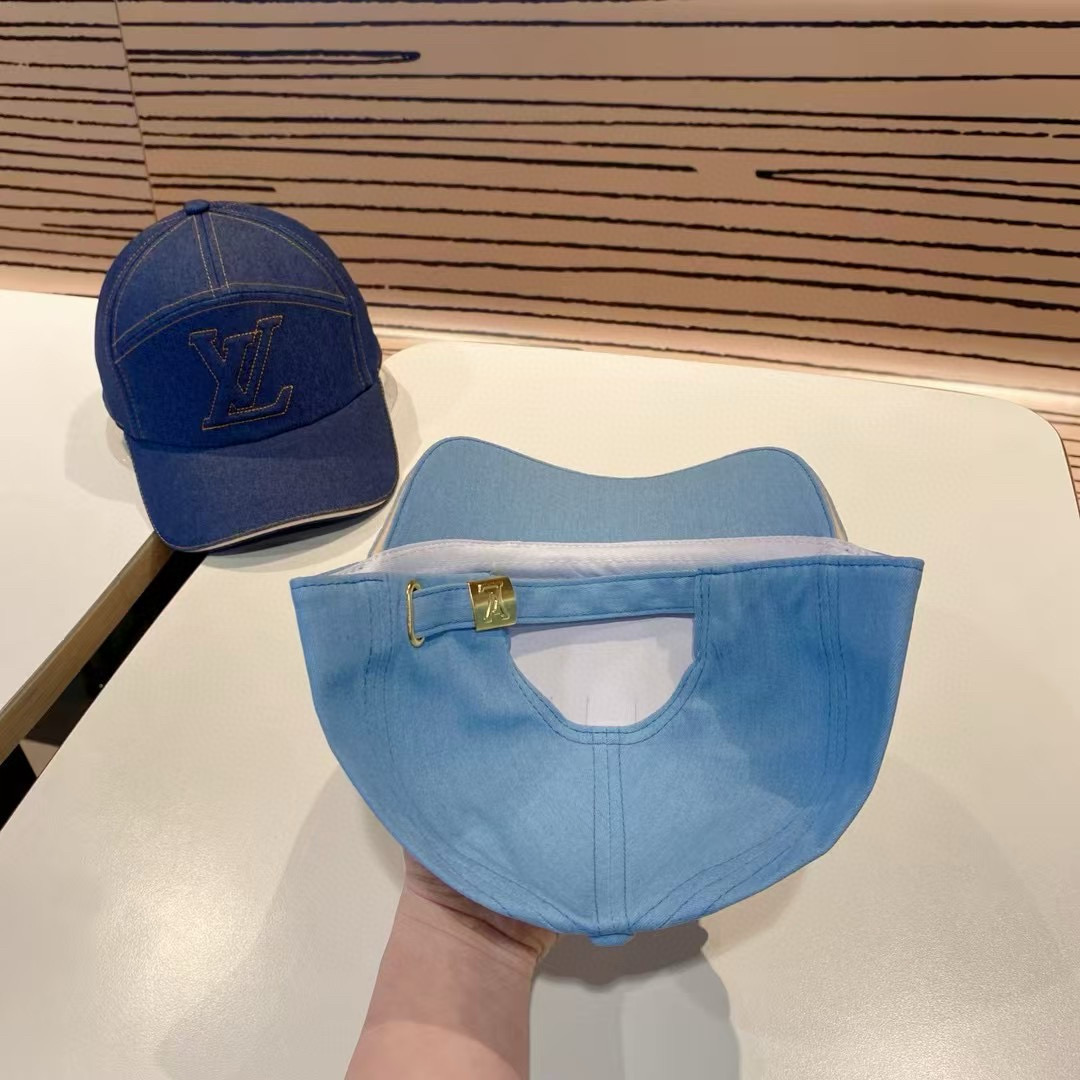 🧢路易威登棒球帽 LouisVuitton😍新款LV棒球帽，重工打造♥️高端大气，百搭款🤗男女通用！跑量