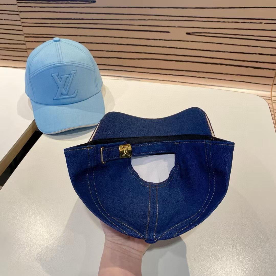 🧢路易威登棒球帽 LouisVuitton😍新款LV棒球帽，重工打造♥️高端大气，百搭款🤗男女通用！跑量