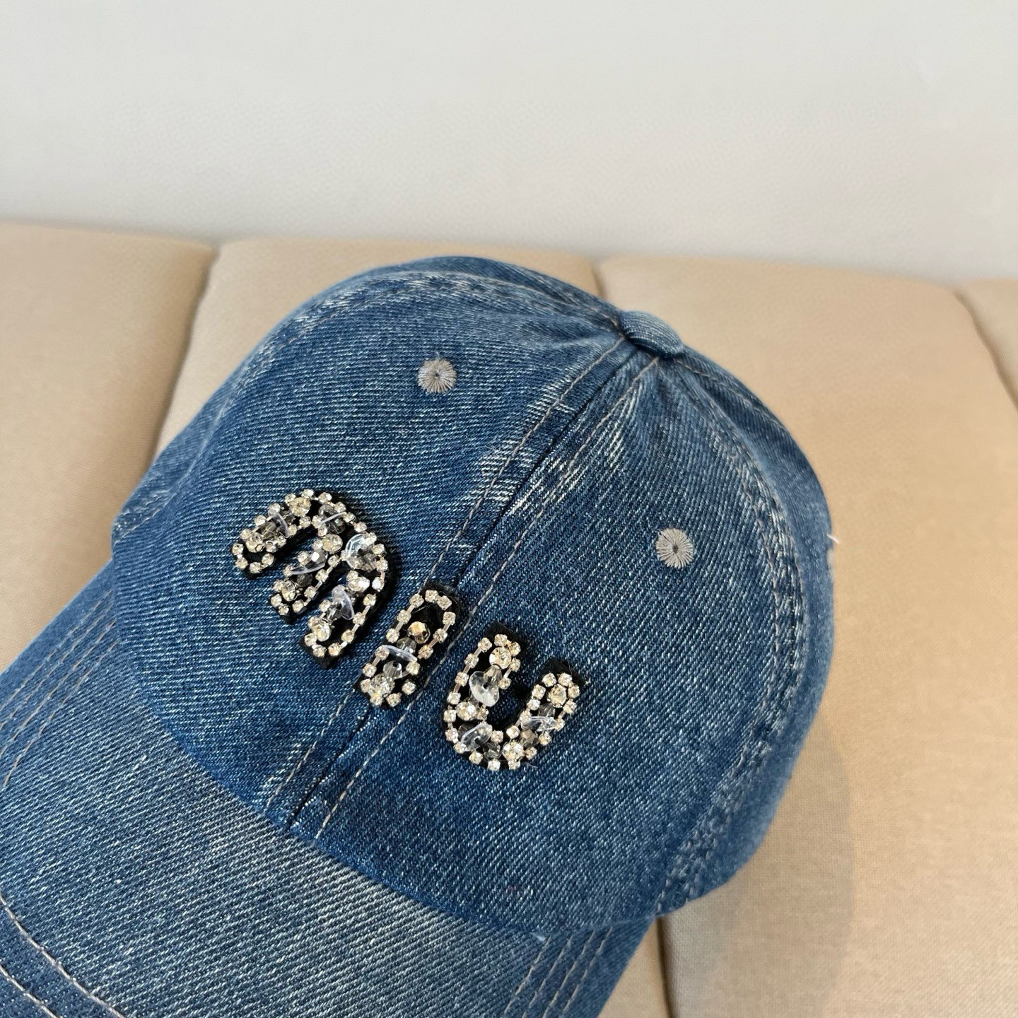  谬谬miumiu 原单春夏新款棒球帽，正品开模订制，原版做工细致质量超赞！