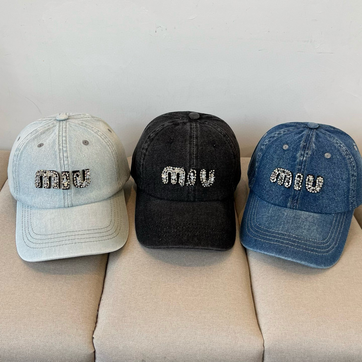  谬谬miumiu 原单春夏新款棒球帽，正品开模订制，原版做工细致质量超赞！