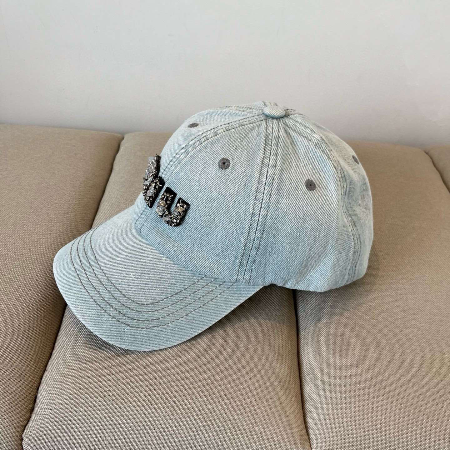  谬谬miumiu 原单春夏新款棒球帽，正品开模订制，原版做工细致质量超赞！