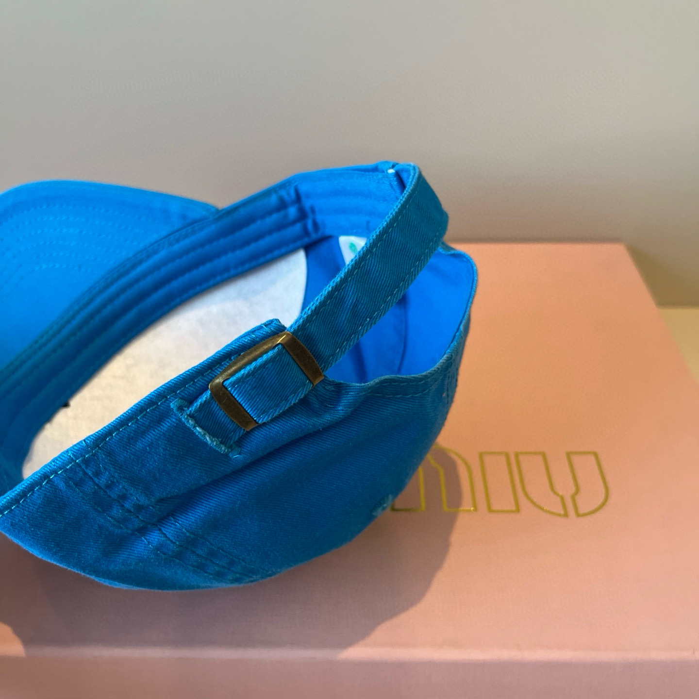  谬谬miumiu 原单春夏新款棒球帽，正品开模订制，原版做工细致质量超赞！