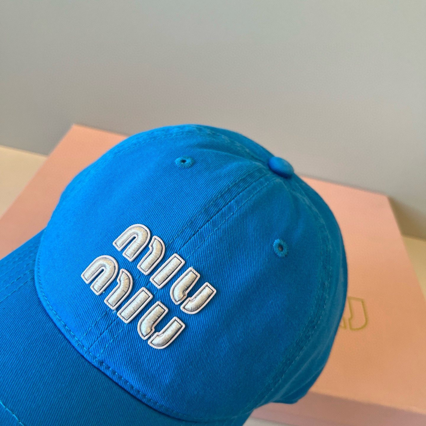  谬谬miumiu 原单春夏新款棒球帽，正品开模订制，原版做工细致质量超赞！