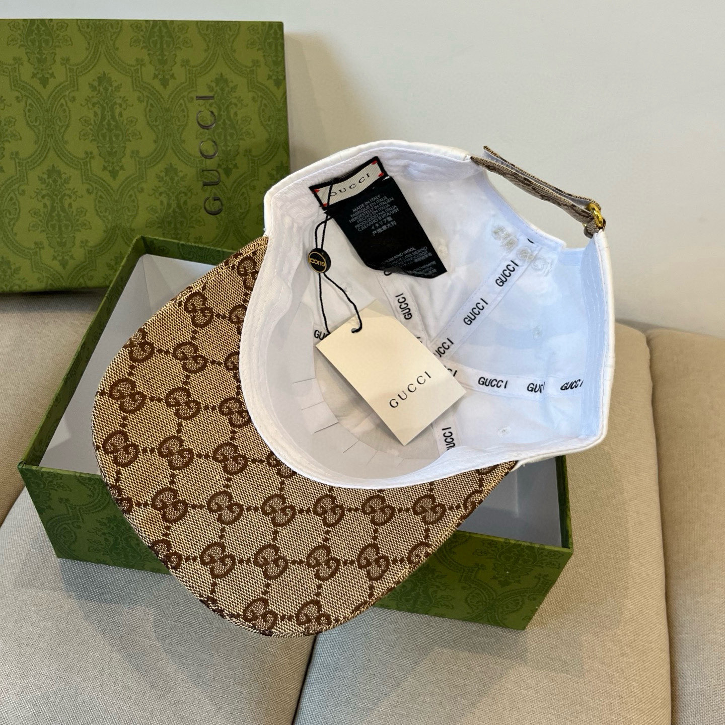  古奇棒球帽♥️GUCCI🧢官网新品，棒球帽，原单品质火爆来袭 🔥🎩 工艺非常精美 高档大气上档次！低调