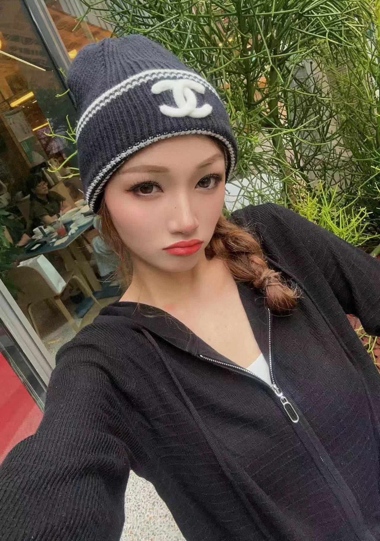  Chanel新款毛线帽