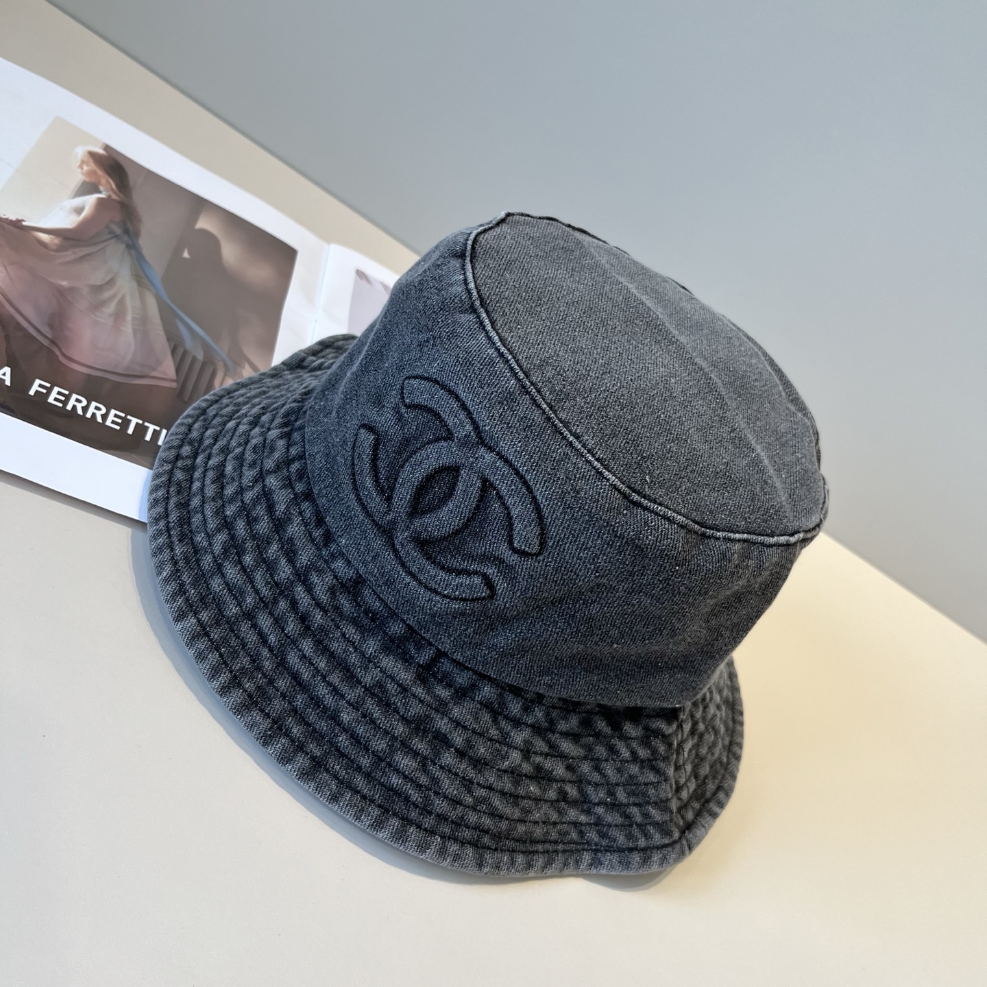  香奈儿CHANEL 新品渔夫帽，小香经典简约，时尚休闲设计 跑量新品