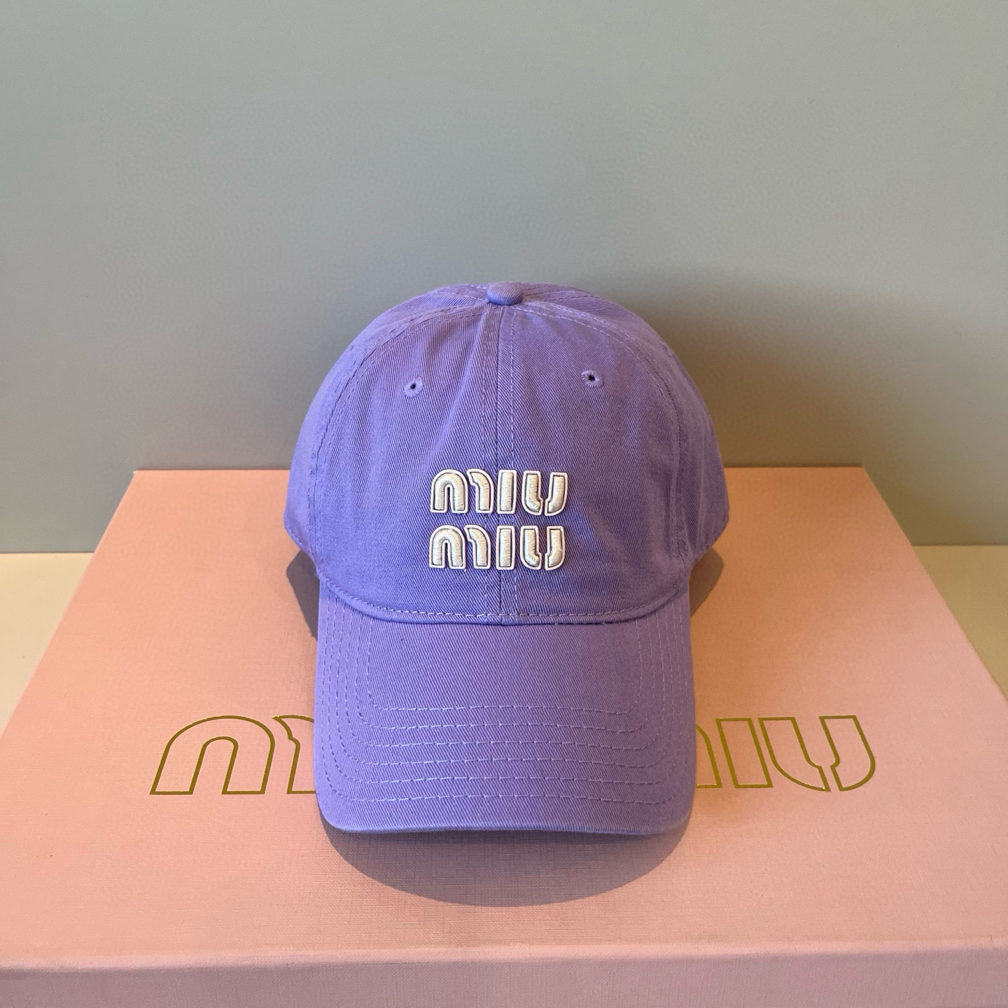  谬谬miumiu 原单春夏新款棒球帽，正品开模订制，原版做工细致质量超赞！