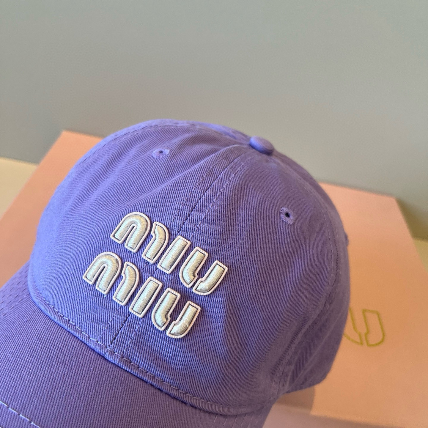  谬谬miumiu 原单春夏新款棒球帽，正品开模订制，原版做工细致质量超赞！