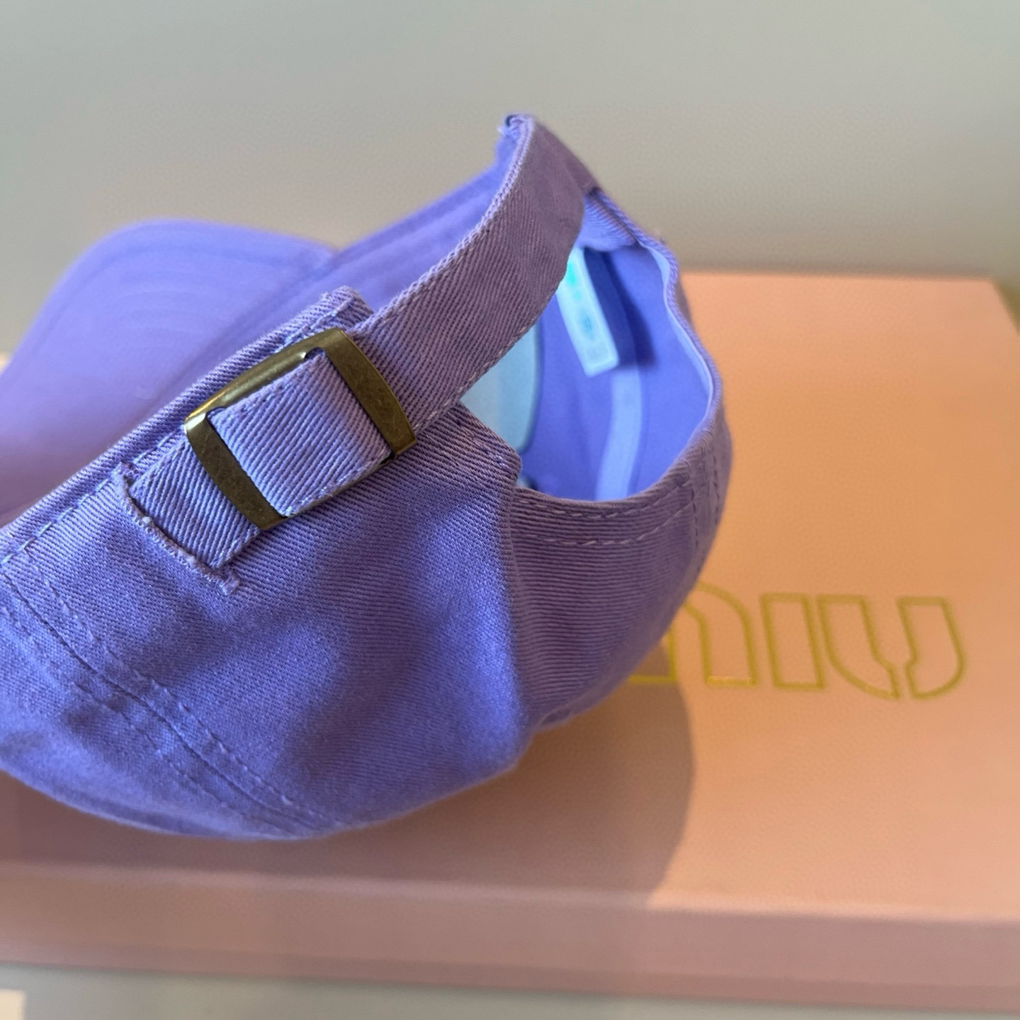  谬谬miumiu 原单春夏新款棒球帽，正品开模订制，原版做工细致质量超赞！