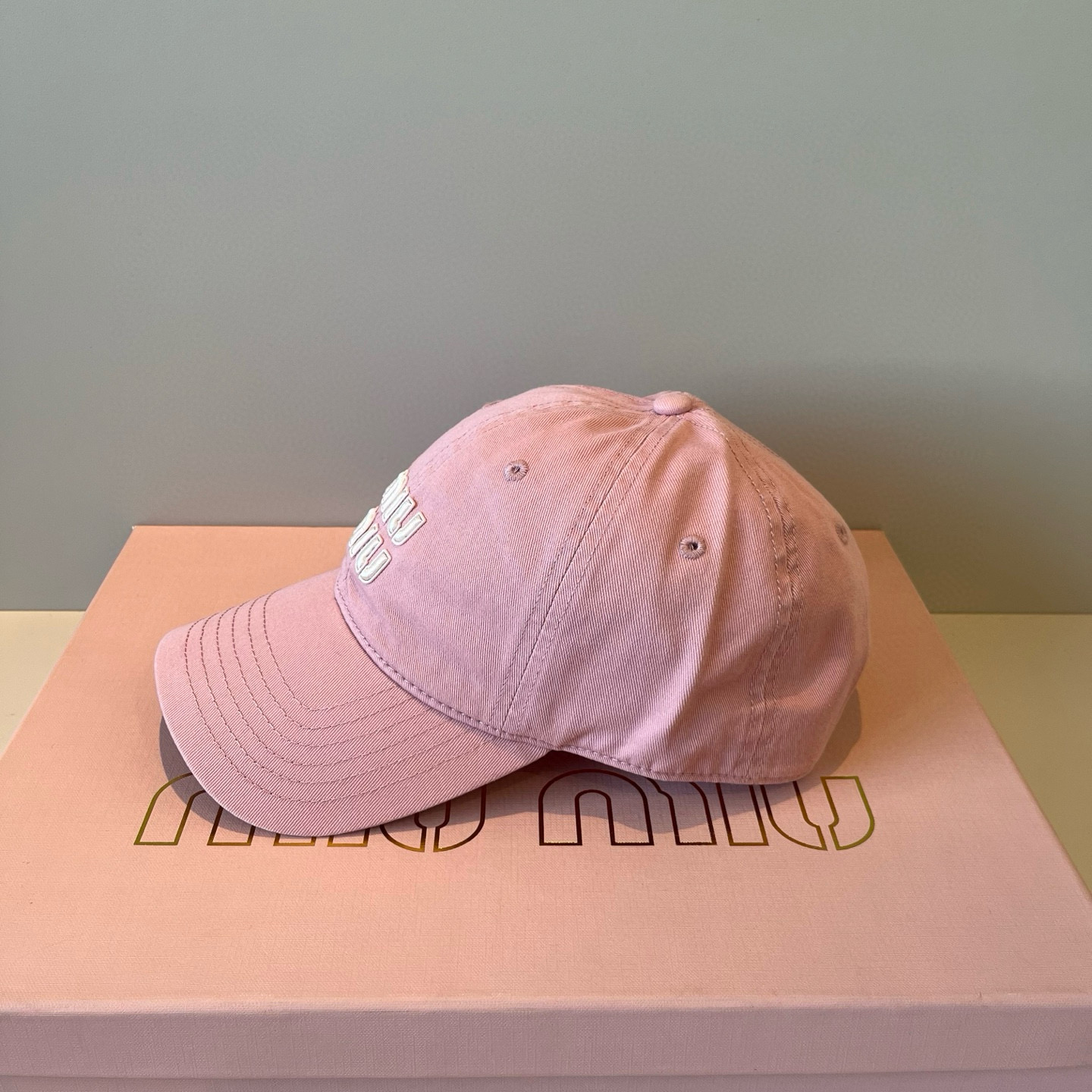  谬谬miumiu 原单春夏新款棒球帽，正品开模订制，原版做工细致质量超赞！