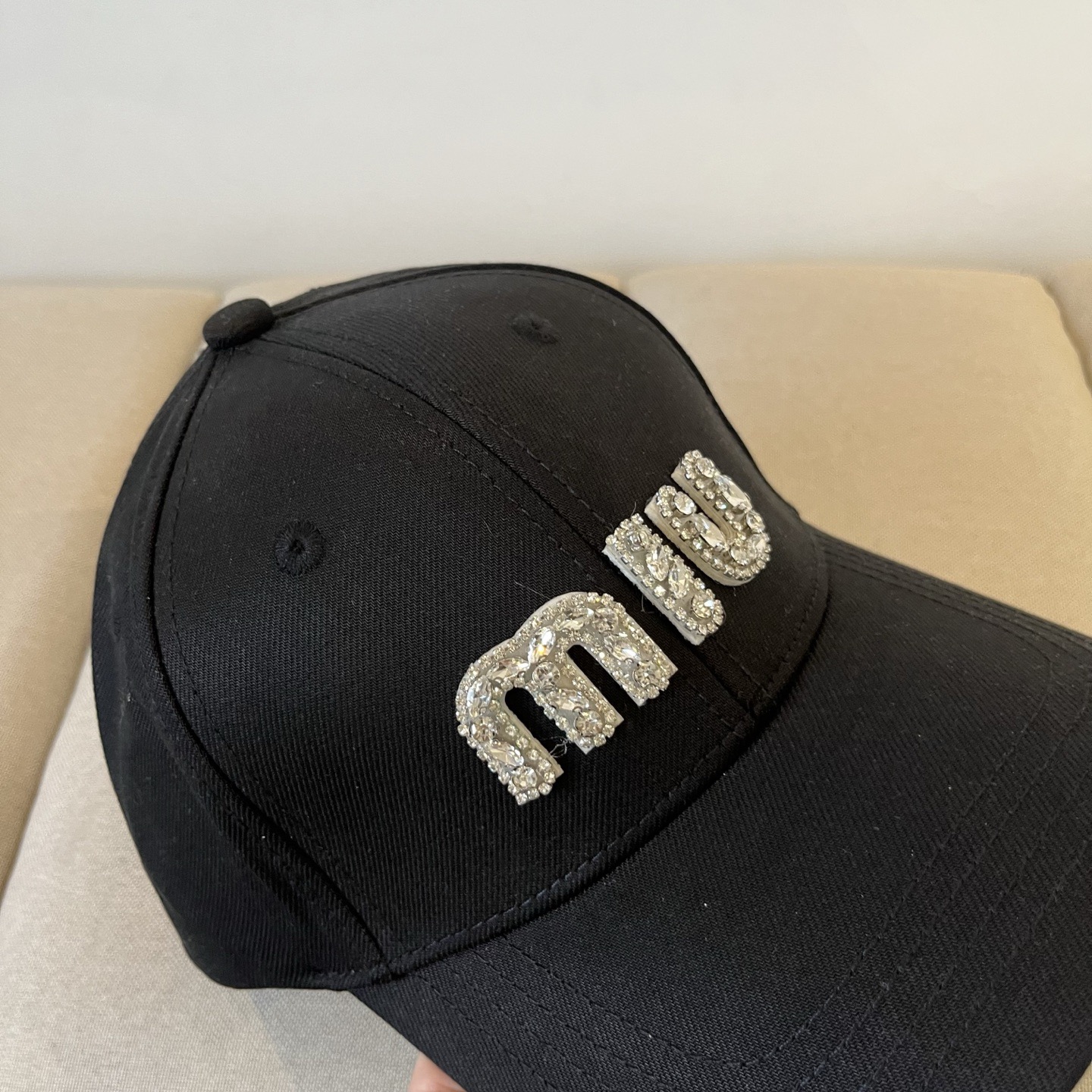 谬谬miumiu 原单春夏新款棒球帽，正品开模订制，原版做工细致质量超赞！