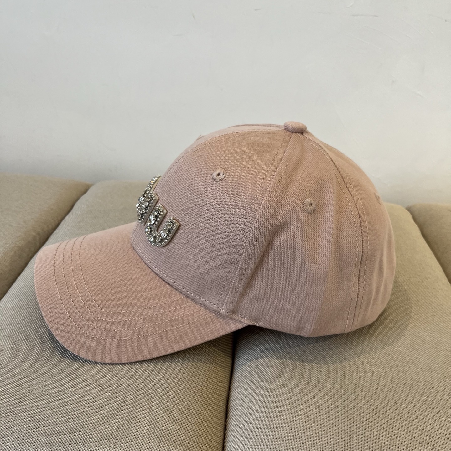 谬谬miumiu 原单春夏新款棒球帽，正品开模订制，原版做工细致质量超赞！