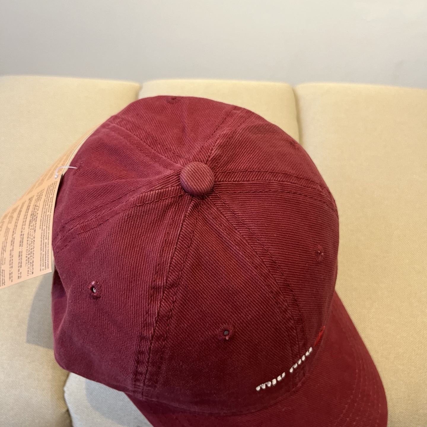 谬谬miumiu 原单春夏新款棒球帽，正品开模订制，原版做工细致质量超赞！