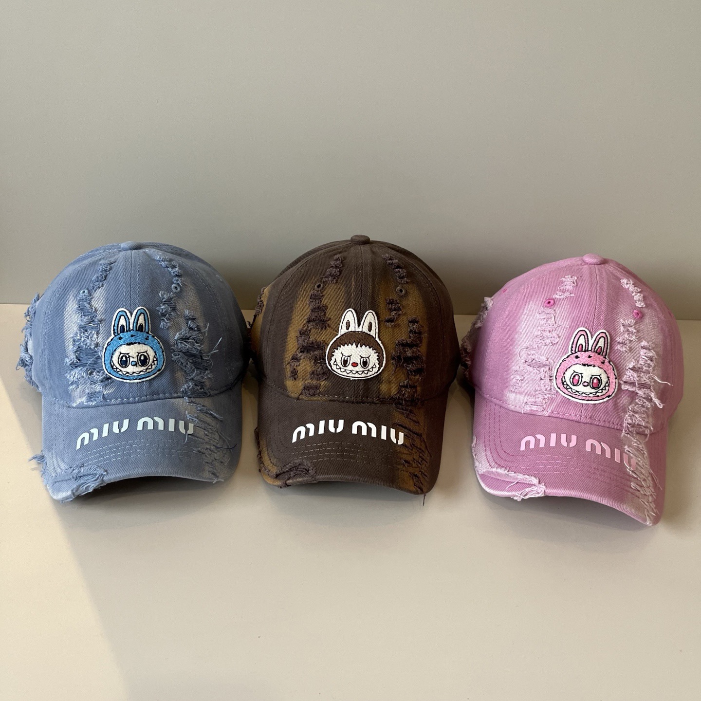 谬谬miumiu 原单春夏新款棒球帽，正品开模订制，原版做工细致质量超赞！