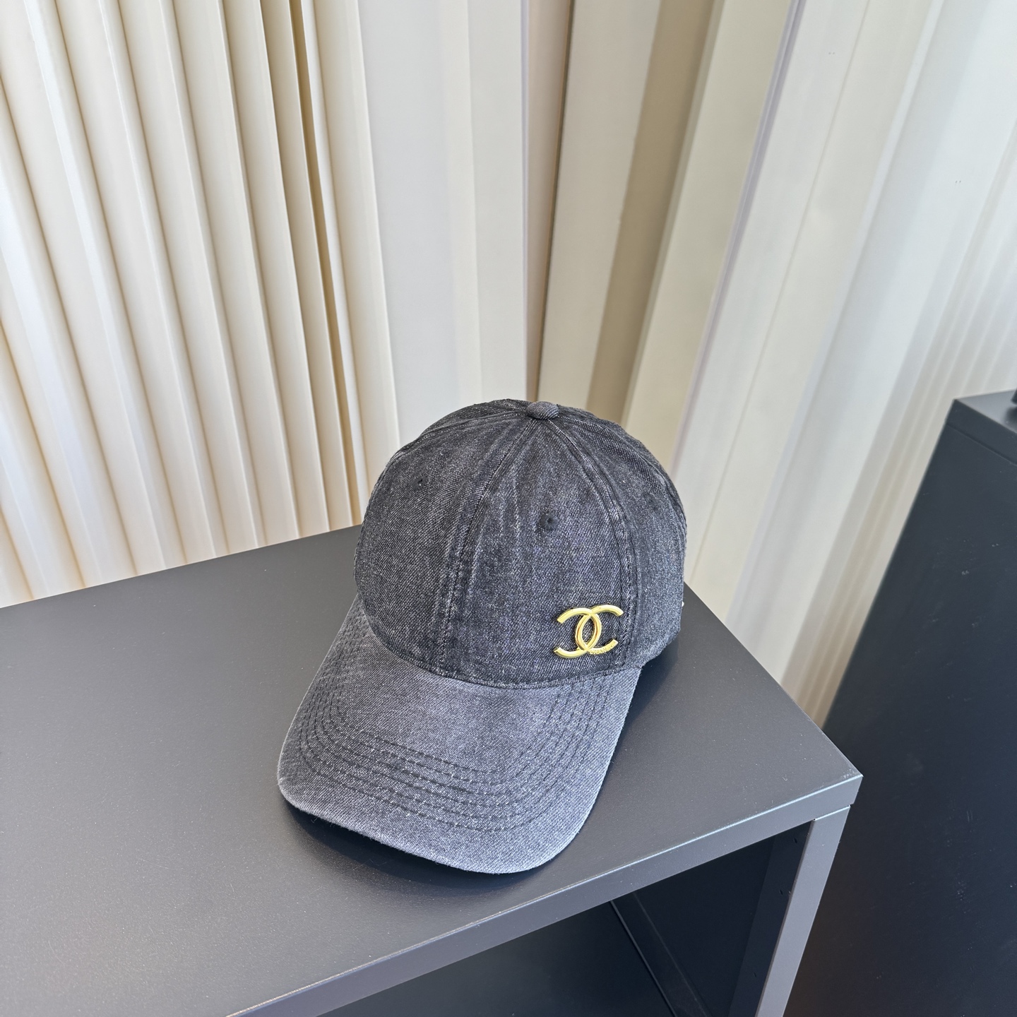 CHANEL CC Embroidered Baseball Cap