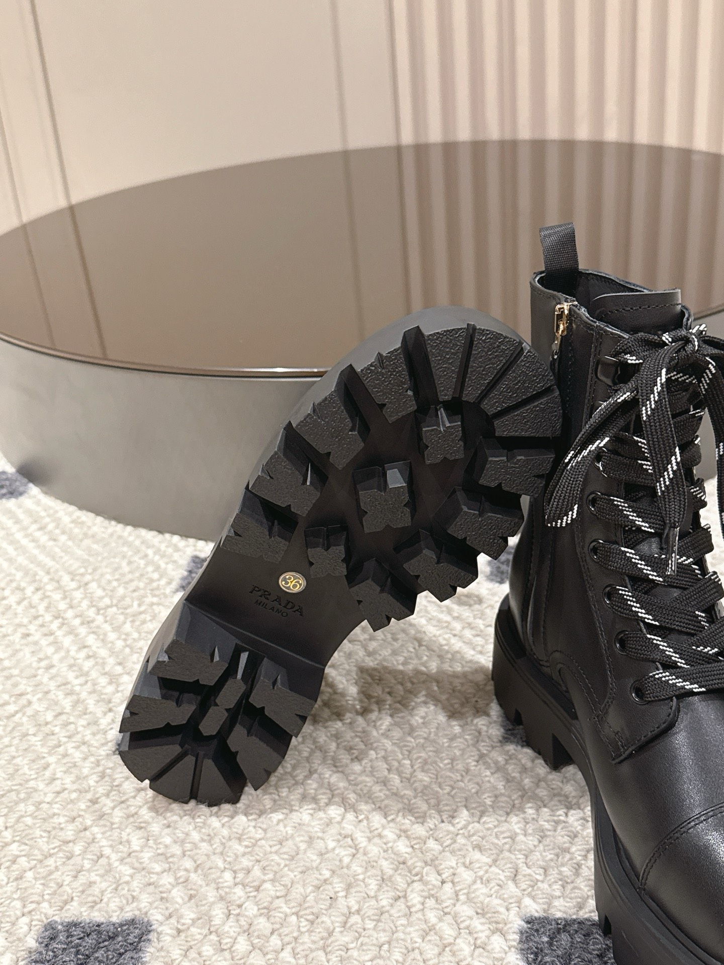 Prada Lace-Up Platform Boots - Elevate Your Style with Comfort & Fashion 10 i1759480135472 2391 0 8