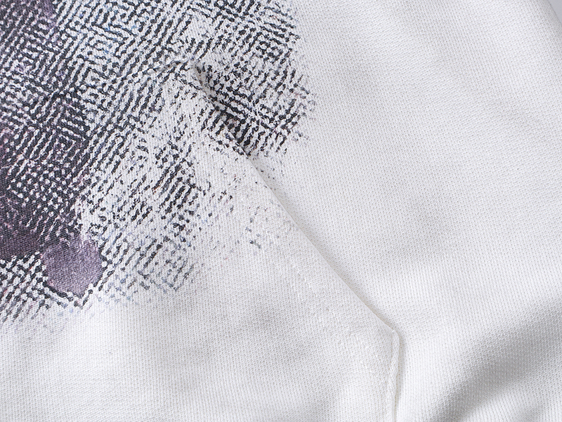 T32# P98
 KANYE  VUItures 喷马骝脏白连帽卫衣重磅
脏白450克轻抓绒
M L XL