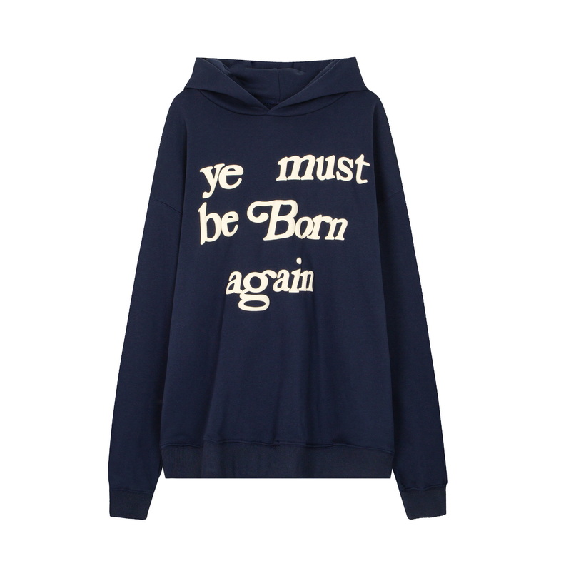 T34# P85毛圈款
 CPFM ye must be Born again必须重生连帽卫衣
每件衣服均有6张水洗注意贴纸赠送，上面写着
我很敏感！请用冷水水洗 自然晾干
毛圈款420克
黑 藏青 水泥灰
S M L XL
（同款加绒看款号T1）