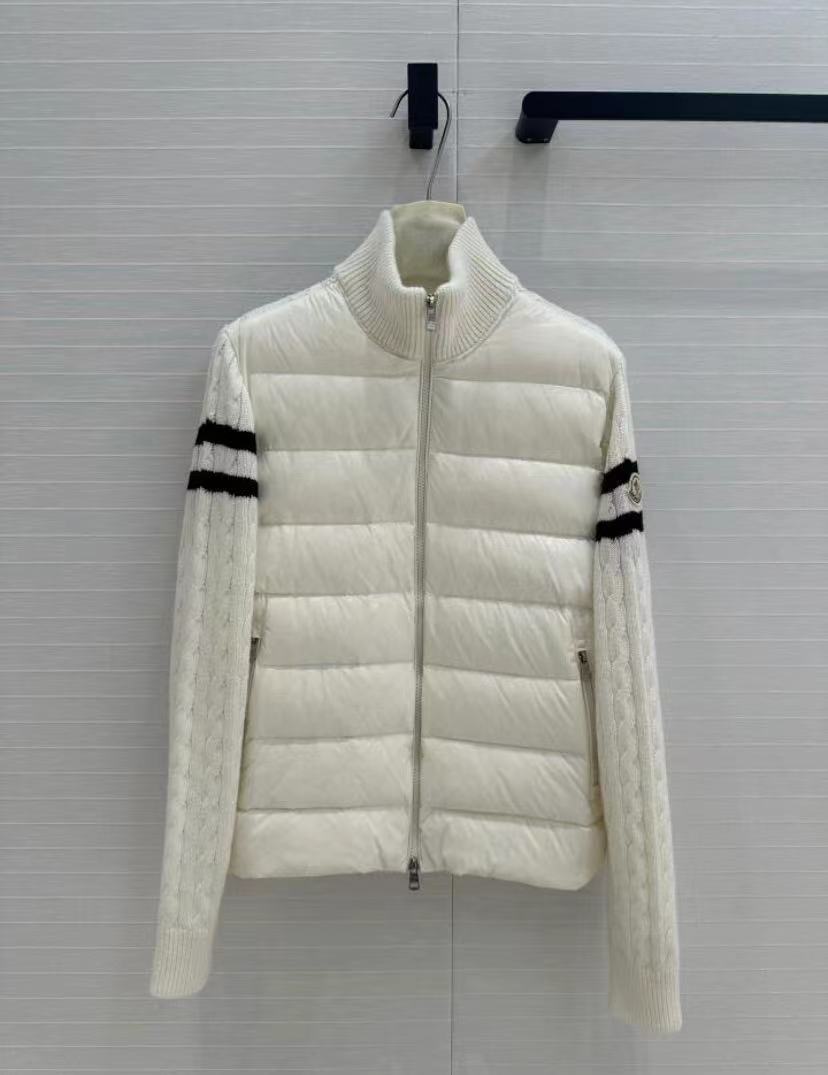 Moncler Clothing Down Jacket Splicing Fall/Winter Collection